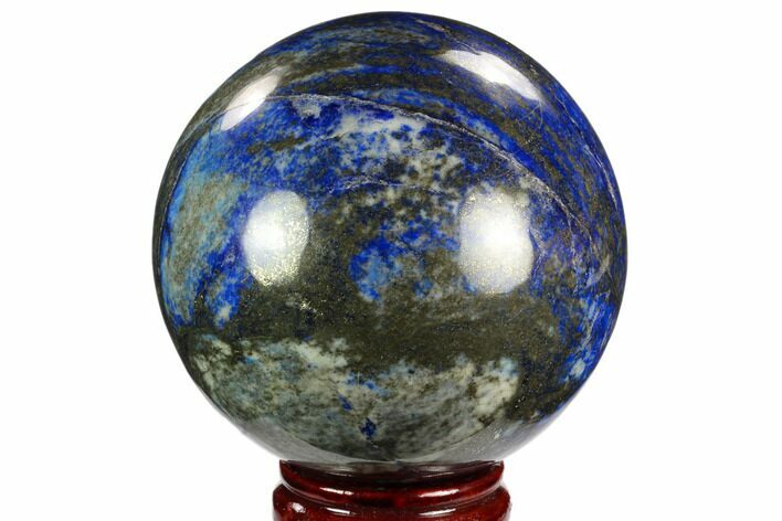 Polished Lapis Lazuli Sphere - Pakistan #123443